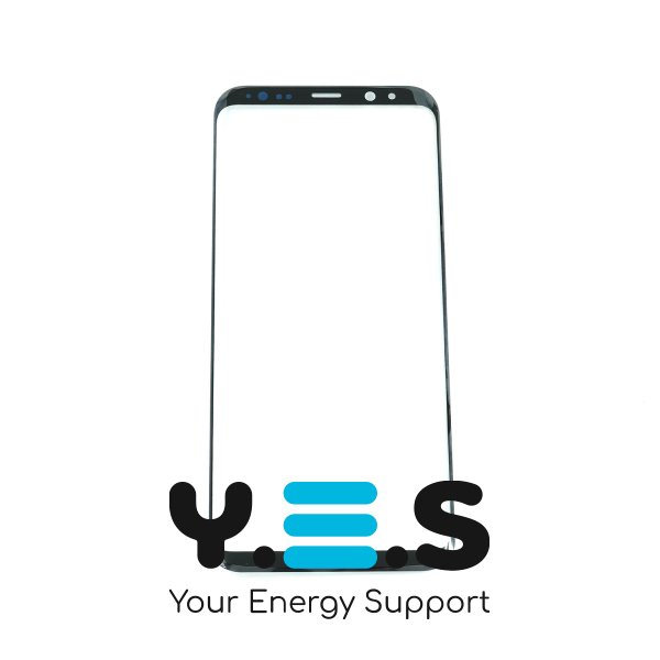 Скло корпусу для Samsung G955F Galaxy S8 Plus, Midnight Black, Original