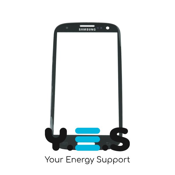 Скло корпусу для Samsung I9300 Galaxy S3 чорне (висока копія)