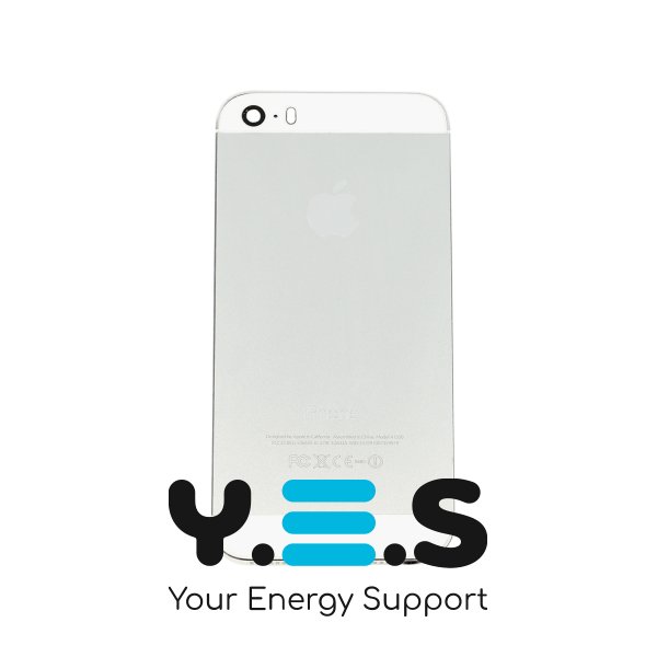 Задня кришка Apple iPhone 5S, біла, high copy
