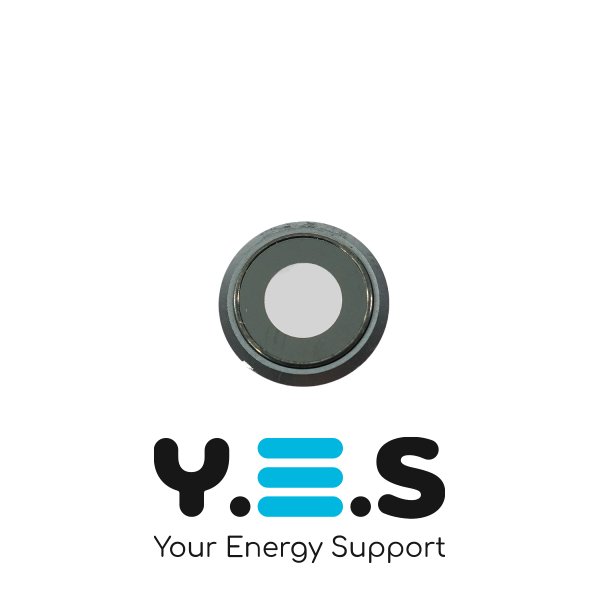 Захисне скло камери для Apple iPhone 8, чорне