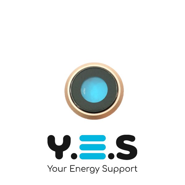 Скло камери Apple iPhone 8, золотисте