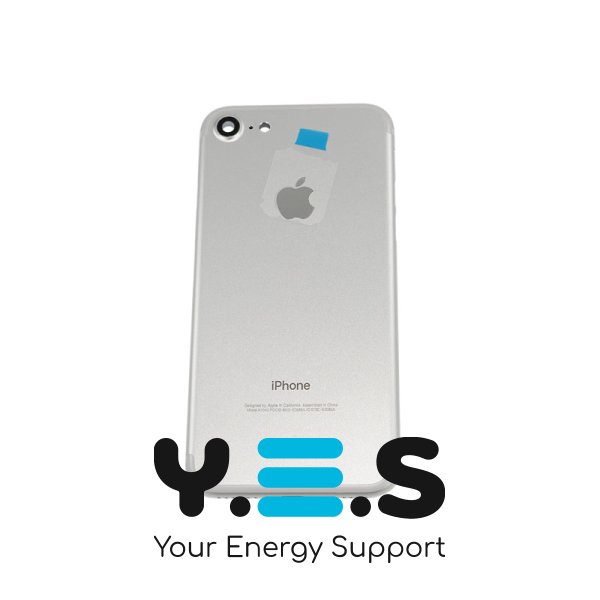 Задня кришка корпусу для iPhone 7, срібляста, Original