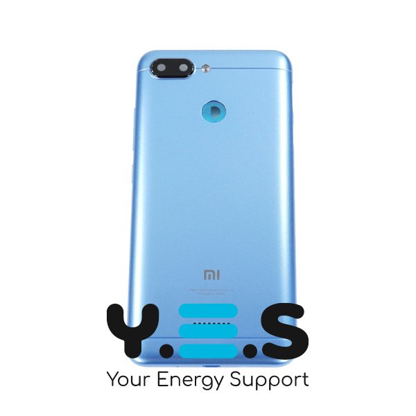 Задня кришка корпусу для Xiaomi Redmi 6, синя