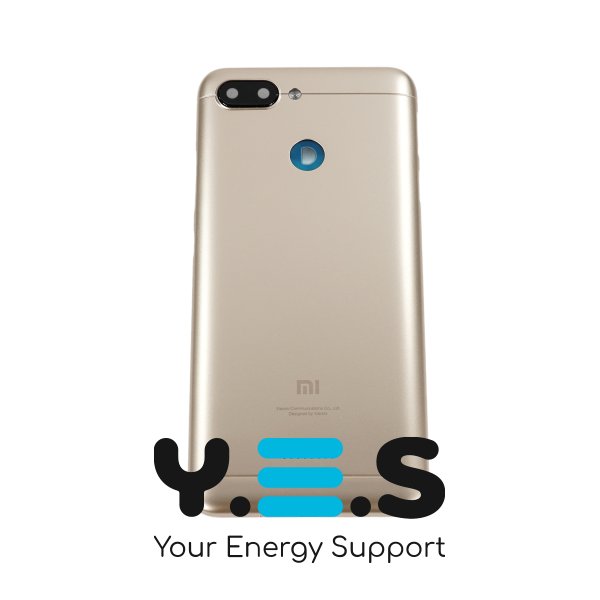 Задня кришка корпусу для Xiaomi Redmi 6, колір gold