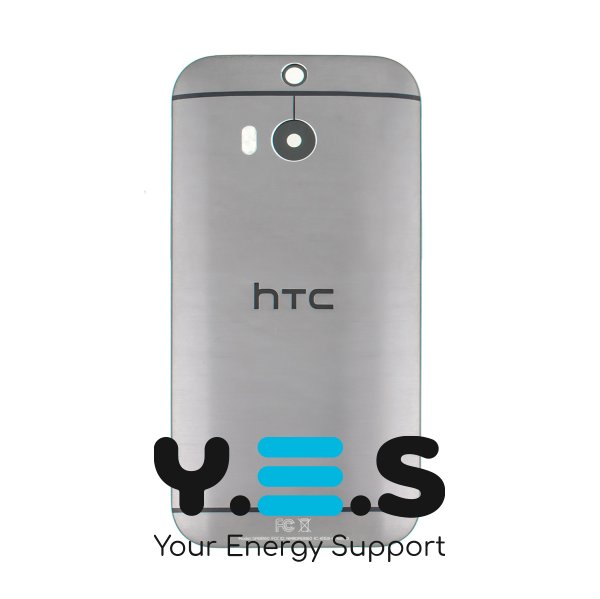 Задня кришка корпусу для HTC One M8, колір Metal Grey