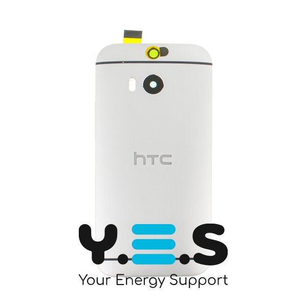 Задня кришка корпусу для HTC One M8, срібляста