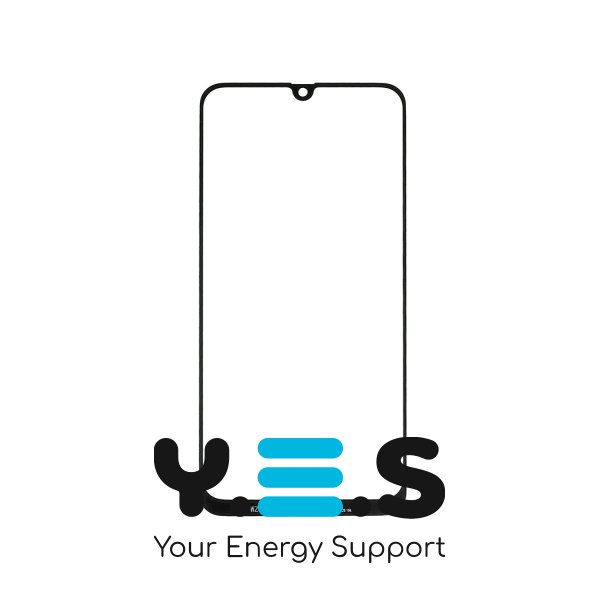 Скло корпусу з рамкою для Samsung A30 A305, чорне, Original