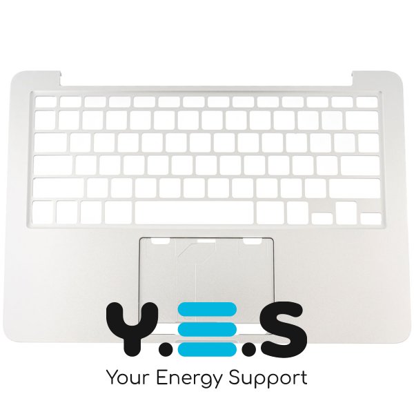 Верхня кришка ноутбука Apple A1425 (2012-2013) срібляста, Small Enter