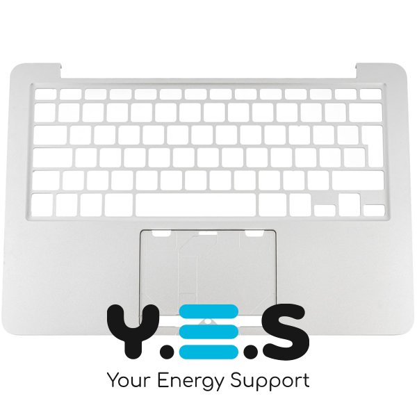 Верхня кришка ноутбука Apple A1425 (2012-2013), срібляста, Big Enter