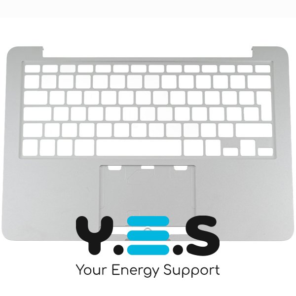 Верхня кришка ноутбука Apple A1502 (2013-2014), срібляста, Big Enter