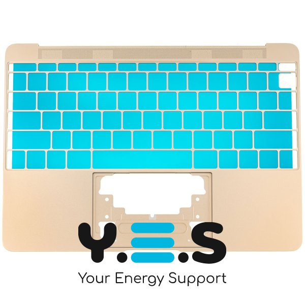 Верхня кришка ноутбука Apple A1534 (2016–2017), gold, small enter