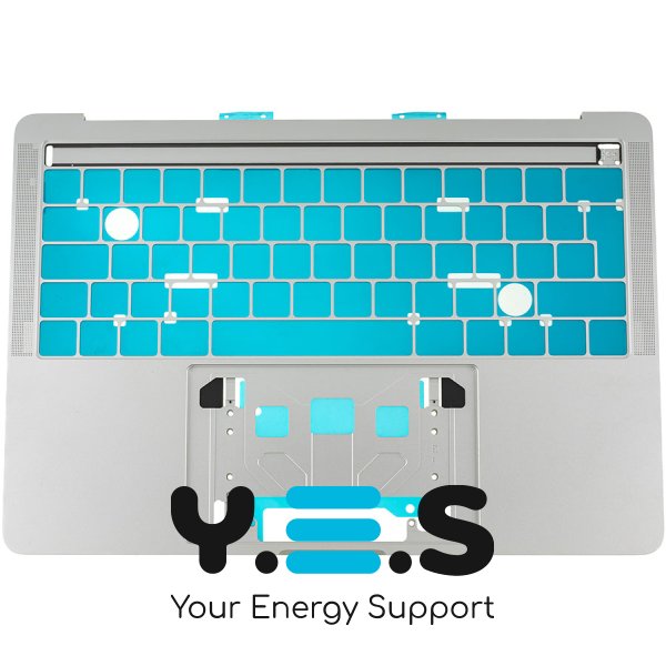 Верхня кришка ноутбука Apple A1706 (2016), срібляста, Big Enter