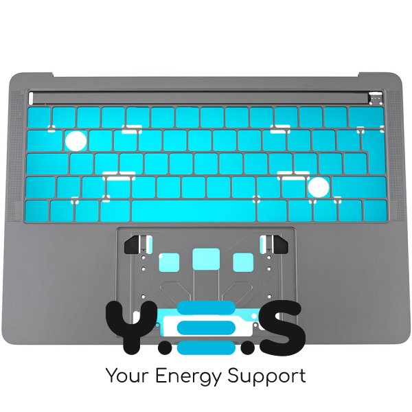 Верхня кришка для ноутбука Apple A1706 (2016), Space Gray, Big Enter