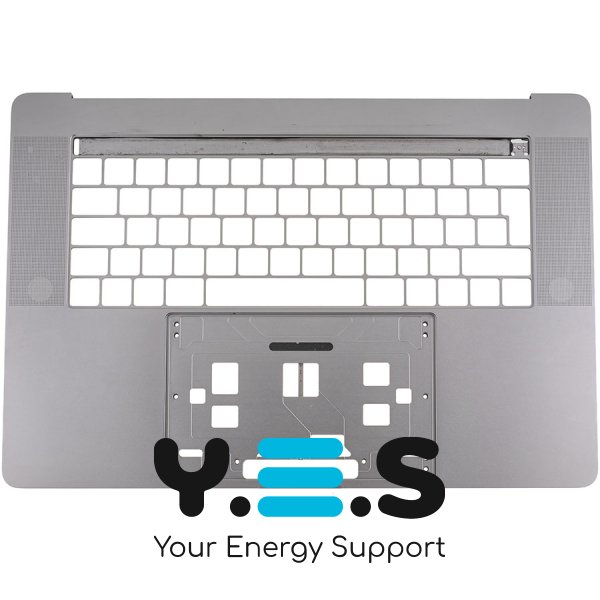 Верхня кришка ноутбука Apple A1707 (2016) Space Gray, велика клавіша Enter