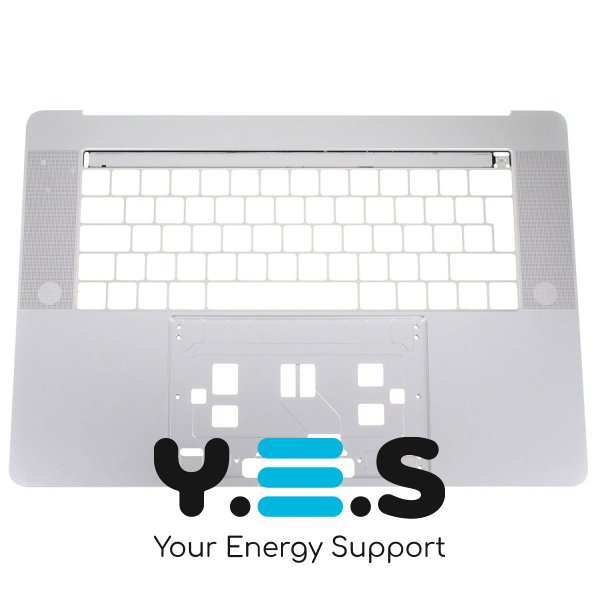 Верхня кришка ноутбука Apple A1707 (2017), срібляста, Big Enter
