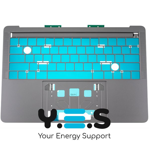 Верхня кришка ноутбука Apple A1989 (2018) Space Gray, Small Enter