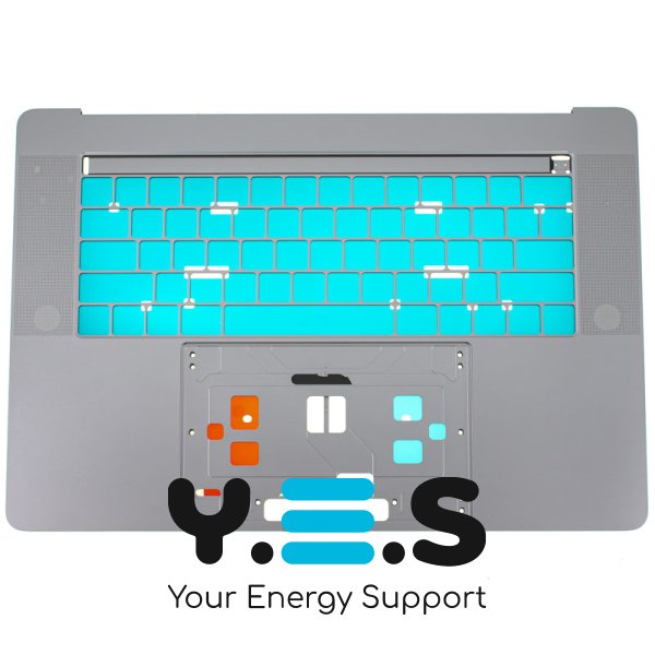 Верхня кришка ноутбука Apple A1990 (2018) Space Gray, Small Enter