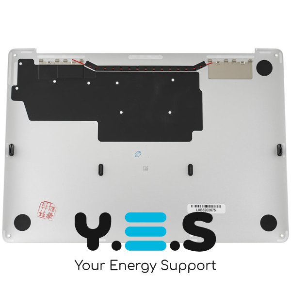 Нижня кришка ноутбука Apple A1708 (2016–2017), срібляста