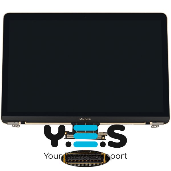 Кришка з матрицею для Apple A1534 (2016–2017) Rose Gold, 100% AASP Original