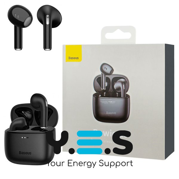 Baseus Bowie E8 (NGE8-01) бездротові TWS навушники, чорні