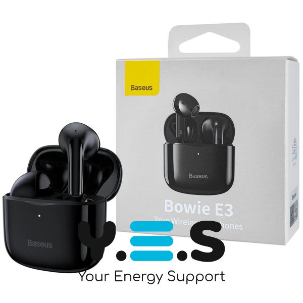 Baseus Bowie E3 TWS бездротові навушники, чорні (NGTW080001)