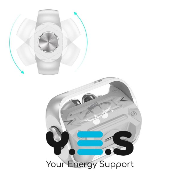 Бездротові навушники HOCO EW55 Trendy TWS, Bluetooth, ігрові, Silver (6942007605229)