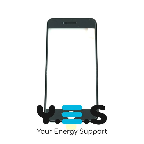 Скло корпусу з OCA-плівкою для Apple iPhone 7, чорне