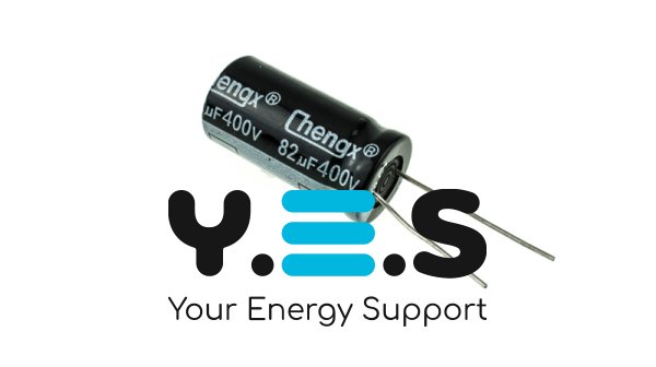Конденсатор 82mF, 400V, Size 18x30mm, рабочая температура -40…+105