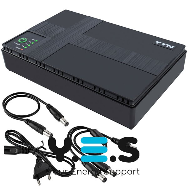 Міні UPS TTN DC1036P 12000 mAh для Wi‑Fi роутера, DC безперебійник
