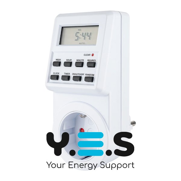 Цифровий тижневий таймер-розетка Open Electric OPTM03 (електронний)