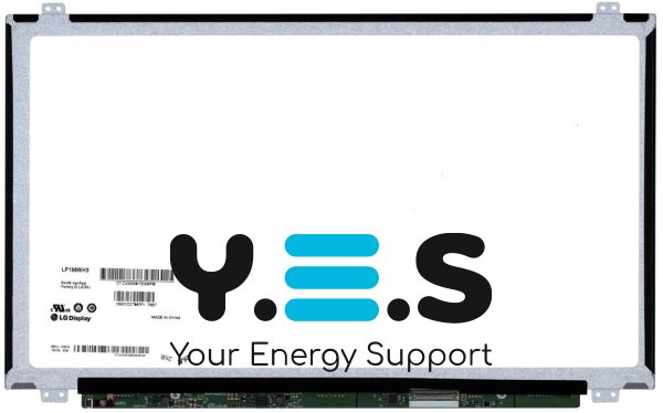 Матриця для ноутбука 15,6" Slim LED 1366x768, 40pin знизу справа, глянець, LG LP156WH3(TL)(TB)