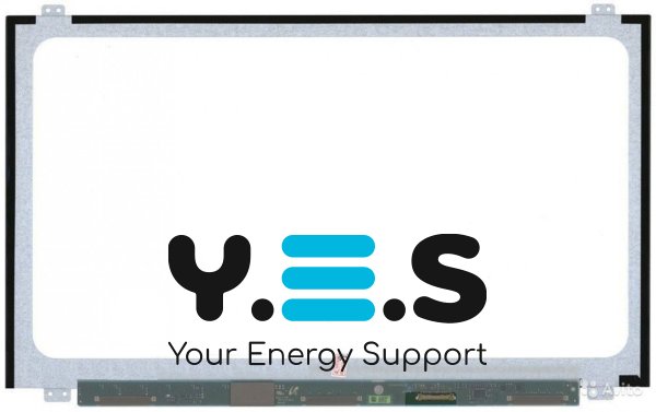 Матриця для ноутбука 15.6" Slim, 40pin (знизу справа), 1366×768 LED, кріпл. зверху/знизу, глянець, LG LP156WHU(TL)(A1)