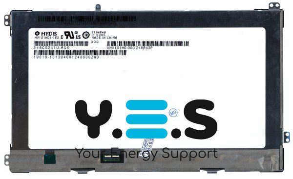 Матриця 10,1" для планшета BOE-Hydis HV101HD1-1E2, 1366x768, LED, 40pin знизу зліва, глянець