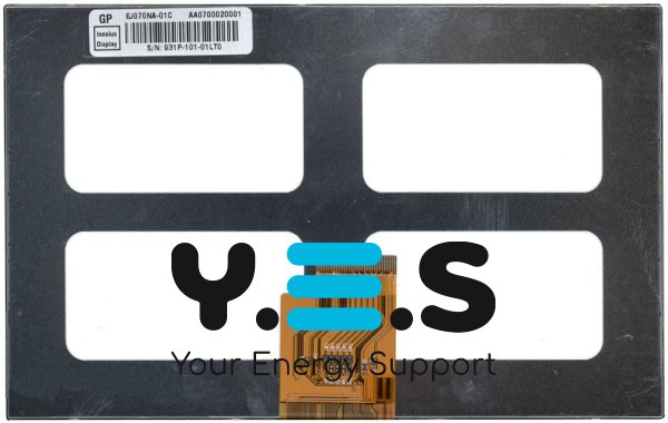 Матриця для планшета 7" Slim, 40pin знизу по центру, 1024×600 LED, глянець, EJ070NA-01C