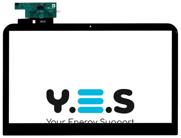 Сенсорне скло (тачскрін) для ноутбука Dell 5377R PCB-1, чорне