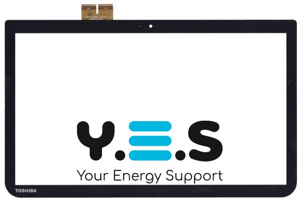 Сенсорне скло (тачскрин) для ноутбука Toshiba C50T/C55T/C55DT, чорне