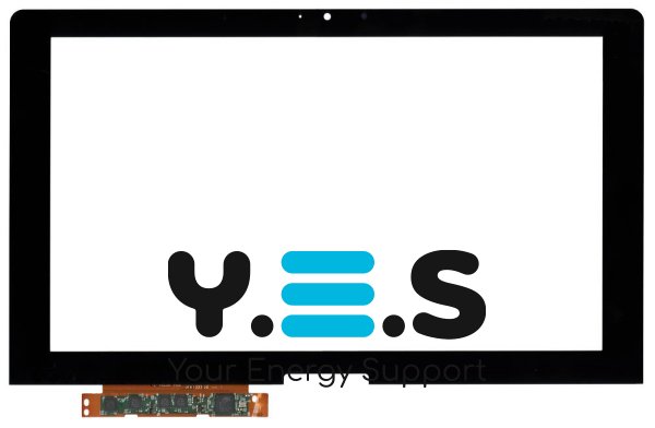 Сенсорне скло (тачскрин) для ноутбука Toshiba Satellite U920T, чорне