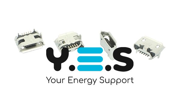 Розʼєм живлення для планшета Micro USB 5 pin, тип USB 23