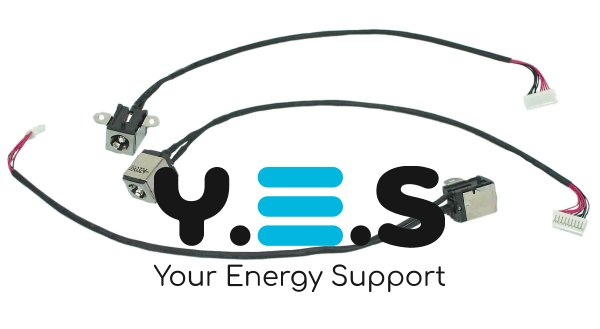 Розʼєм живлення для ноутбука Gateway UC7308 з кабелем HY-AS006, 10 pin (4+10 pin)