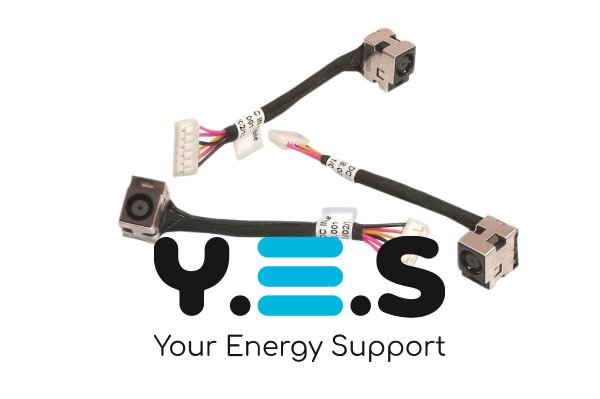 Розʼєм живлення ноутбука HP Compaq CQ510, CQ511 з кабелем