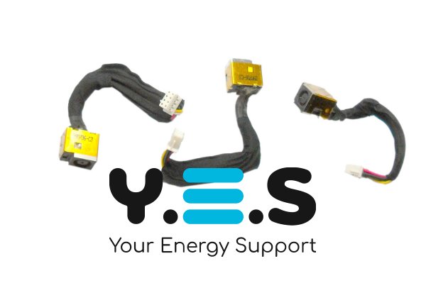 Розʼєм живлення (DC jack) для ноутбука HP із кабелем