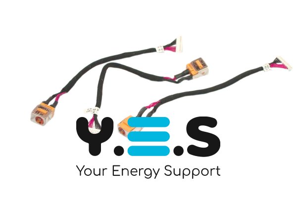 Розʼєм живлення HY-AC019 для ноутбука Acer Travelmate 6593 з кабелем