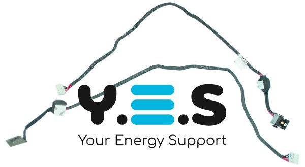 Розʼєм живлення з кабелем HY-LE013 для ноутбука Lenovo IdeaPad U460, U460S