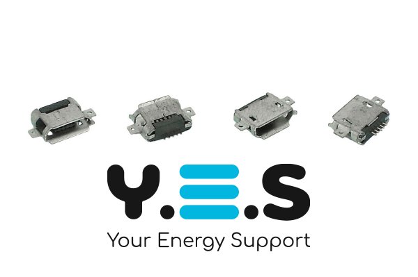 Розʼєм живлення для планшета Micro USB 5 pin, тип USB 40 (RS-MI024)