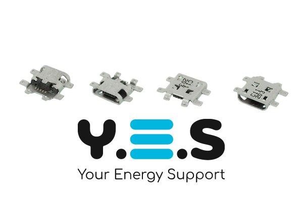 Розʼєм живлення для планшета Micro USB 5 pin, тип USB 42 (RS-MI034)