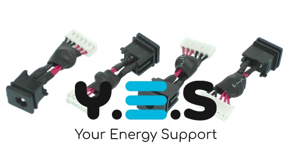 Розʼєм живлення для ноутбука Toshiba QOSMIO F40/F45 з кабелем HY-TO020