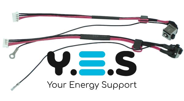 Розʼєм живлення для ноутбука Toshiba Satellite A355, A355D з кабелем HY-TO026