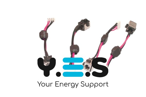 Розʼєм живлення ноутбука Toshiba Satellite P200/P205/X200/X205 з кабелем (HY-T0009)