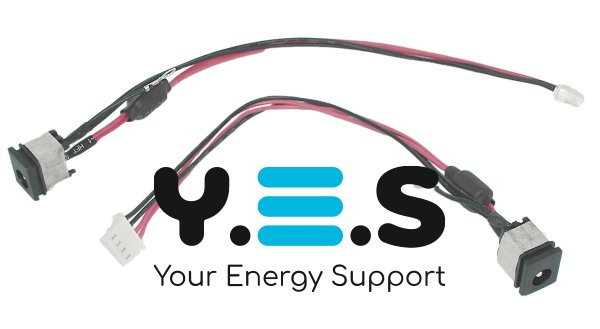 Розʼєм живлення з кабелем HY-TO001 для ноутбука Toshiba Satellite Pro L100