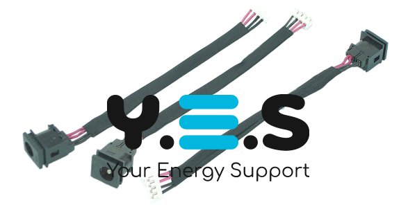 Розʼєм живлення Toshiba Satellite U200/U205 з кабелем HY-TOO34, 3.0 мм